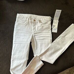 White H&M Girls Skinny Jeans